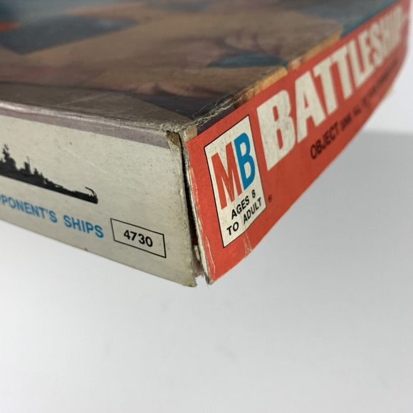 Vintage 1971 Battleship Milton Bradley Board Game In Original Box #4730 - Picture 13 of 14